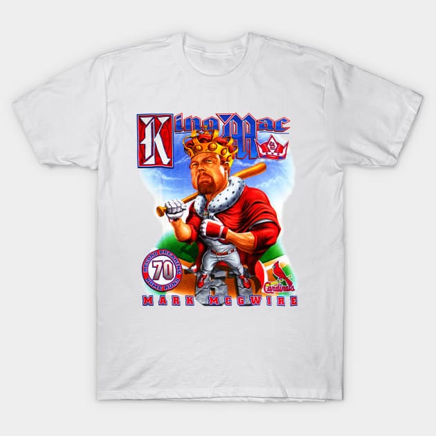 McGwire Homerun King Mac - Cardinals Baseball T-Shirt by nicklower